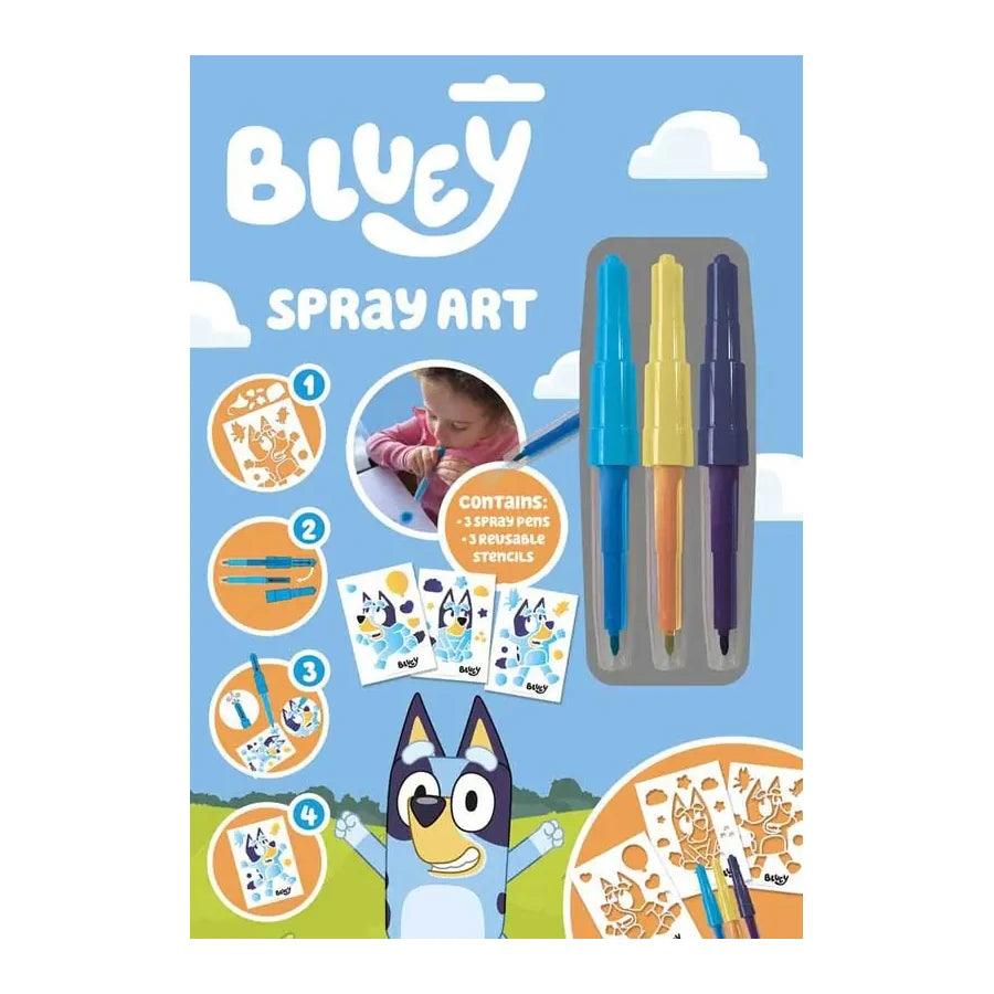 Bluey Spray Art