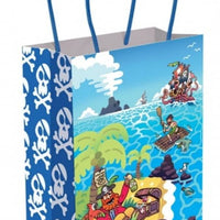 12 Blue Pirate Party Bags