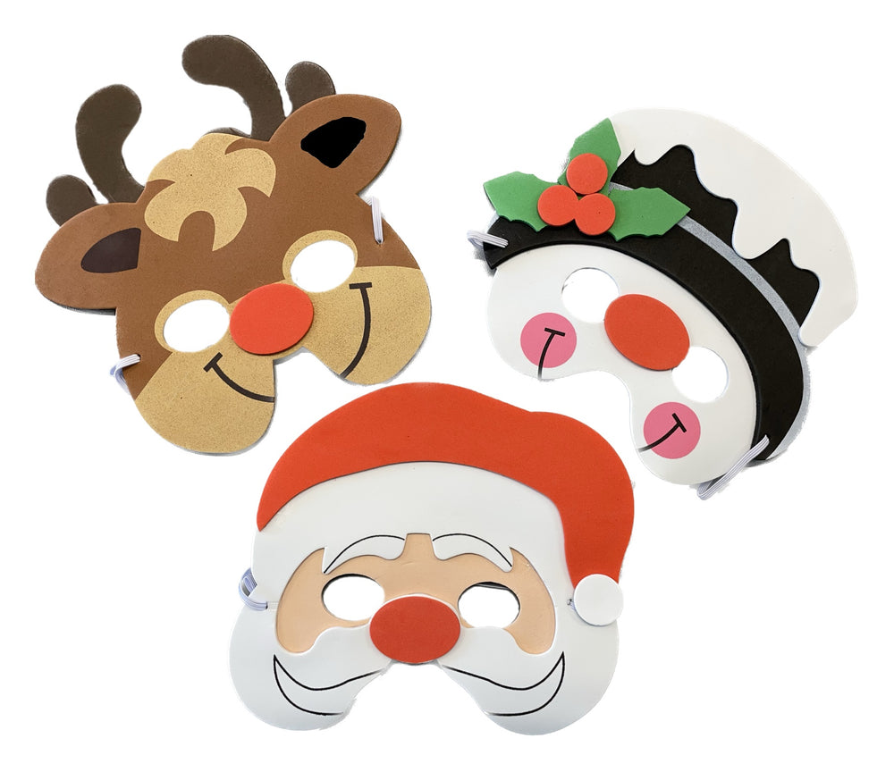 Christmas Foam Masks - Anilas UK