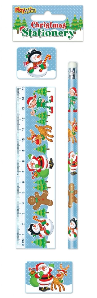 Christmas Four Piece Stationery Set - Anilas UK