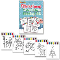 Christmas Water Colour Painting Set