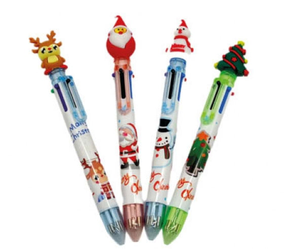 Christmas 6 Colour Pen - Anilas UK