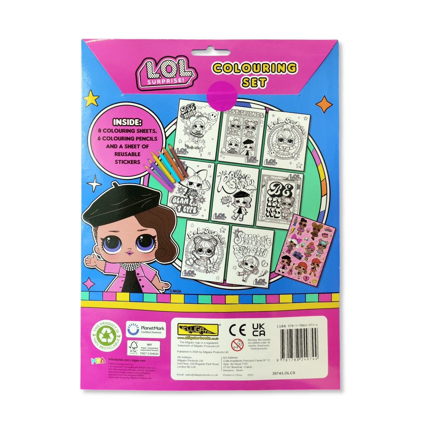 L.O.L Surprise Colouring Set