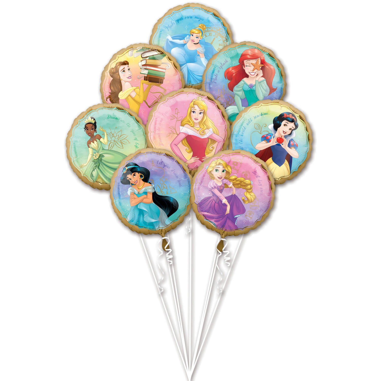 Disney Princess Foil Balloon Bouquet - Anilas UK