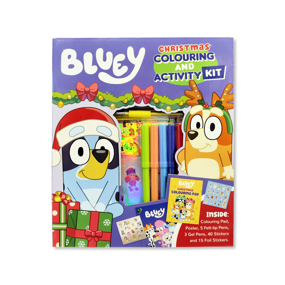 Bluey Christmas Colouring And Activity Kit