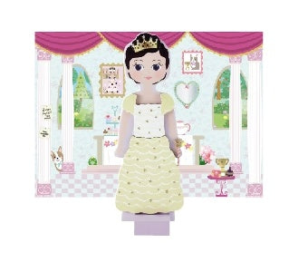 Wooden Magnetic Dress Up Doll - Charlotte - Anilas UK