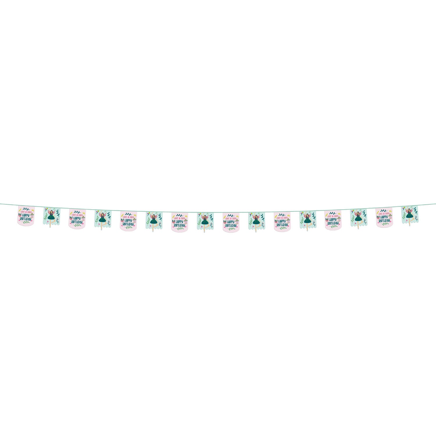 Fabulous Fairy "Happy Birthday" Banner - Anilas UK