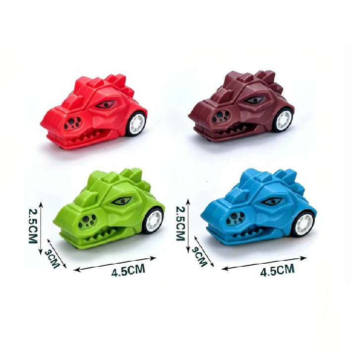 Angry Dinosaur Pull Back Cars