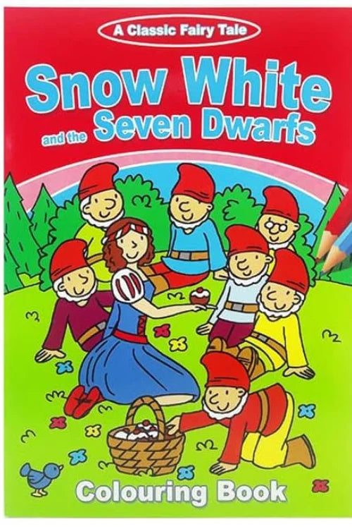 Snow White And The Seven Dwarfs Colouring Book. - Anilas UK