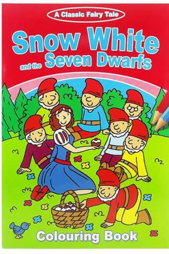 Snow White And The Seven Dwarfs Colouring Book. - Anilas UK