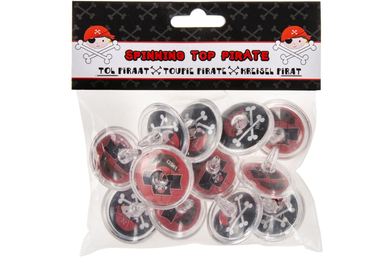 Spinning Top Pirate (pack of 12) - Anilas UK