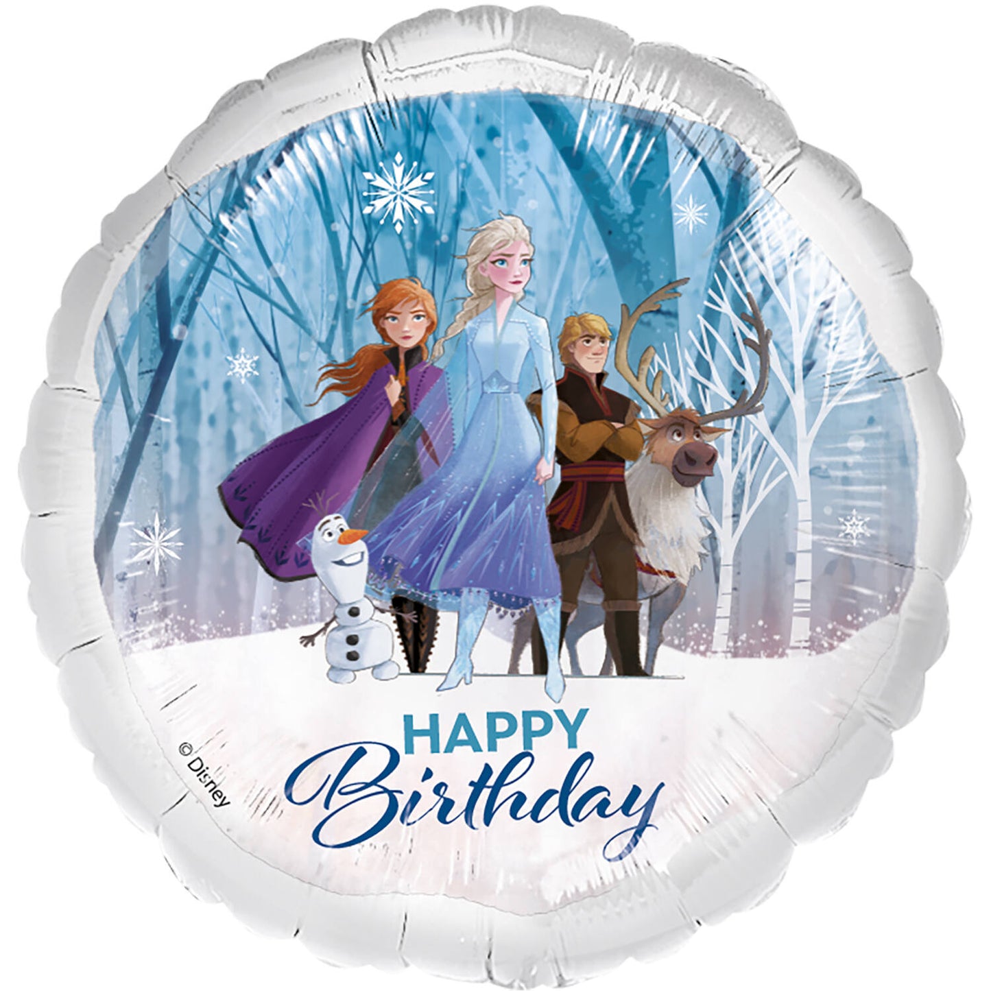 Disney Frozen Happy Birthday Foil Balloon 45 cm