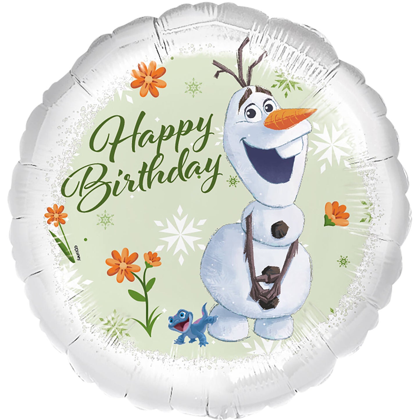 Disney Frozen Olaf & Bruni Happy Birthday Foil Balloon 45 cm