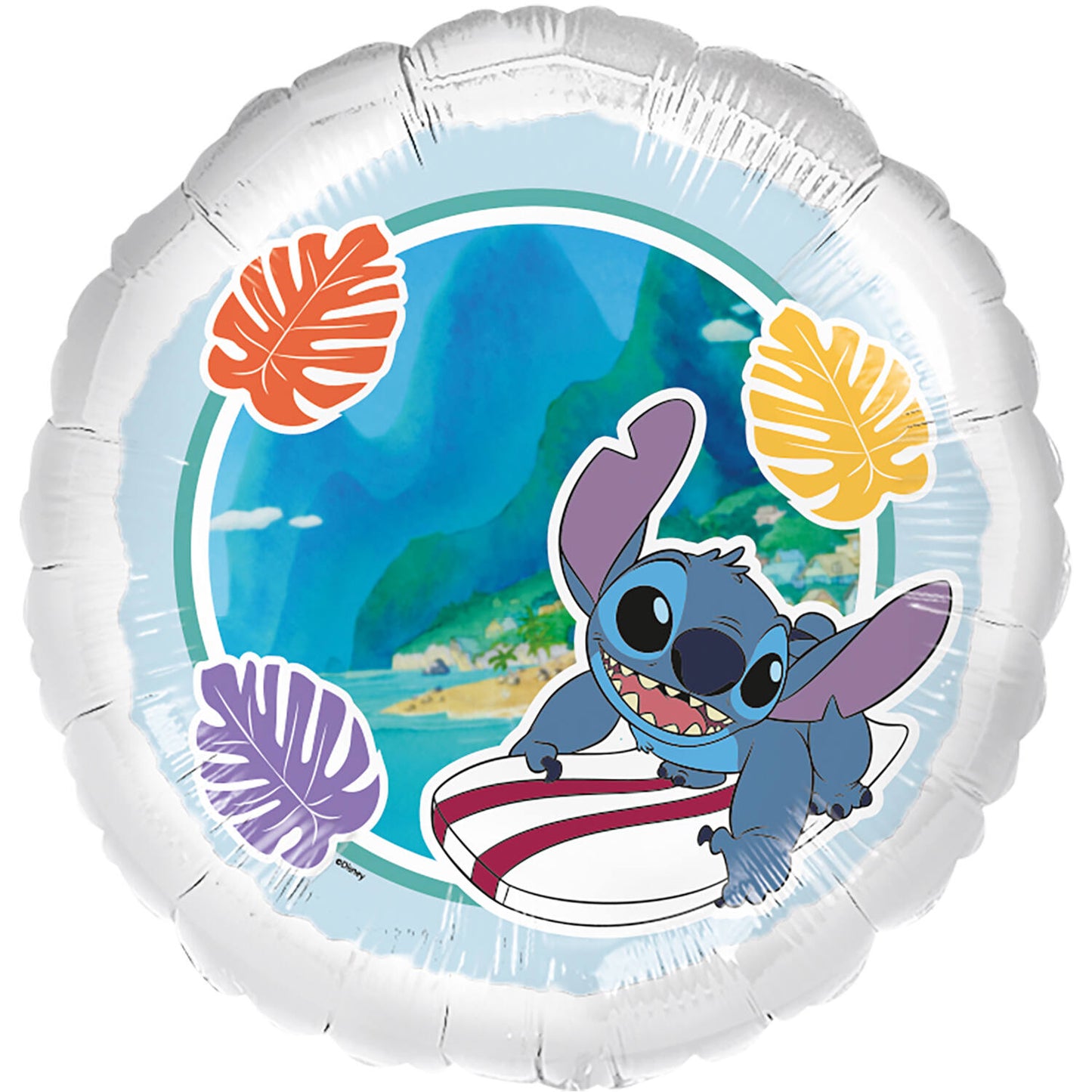 Disney Surfer Stitch Foil Balloon 45 cm