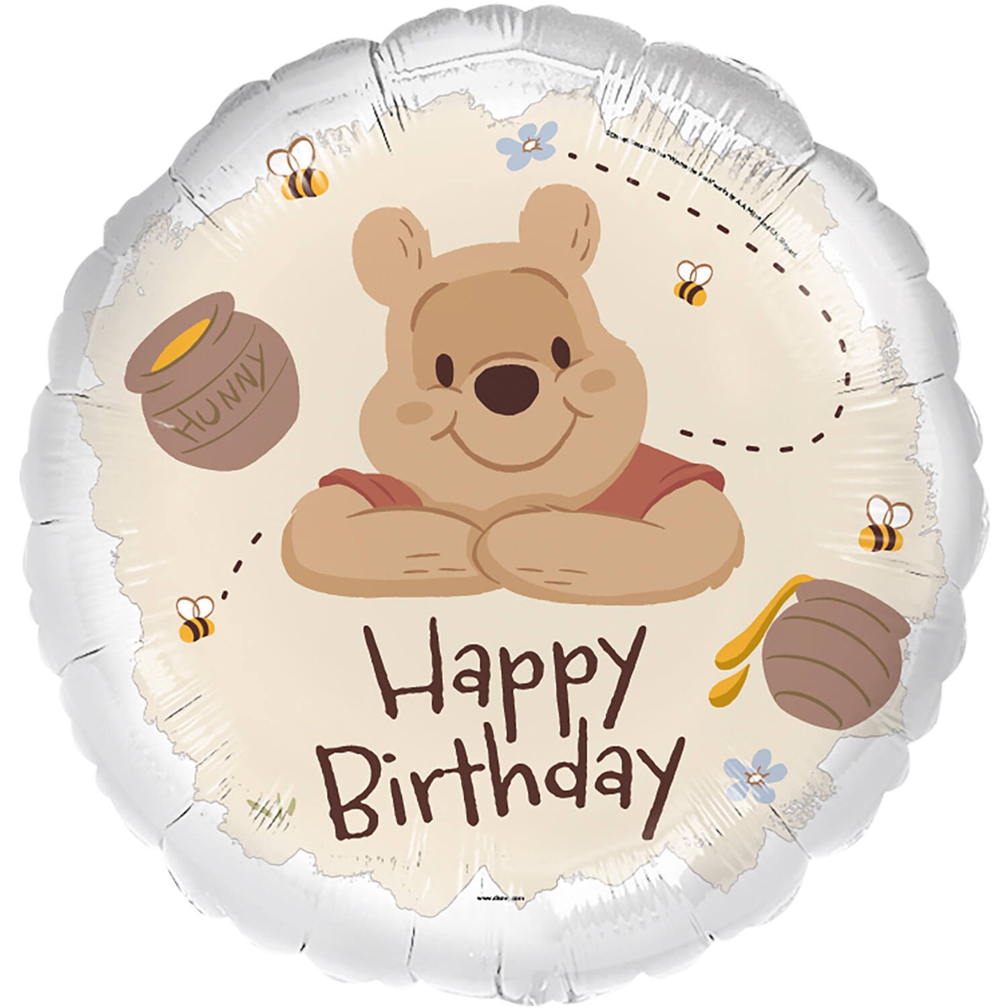 Disney Winnie the Pooh Happy Birthday Foil Balloon 45 cm