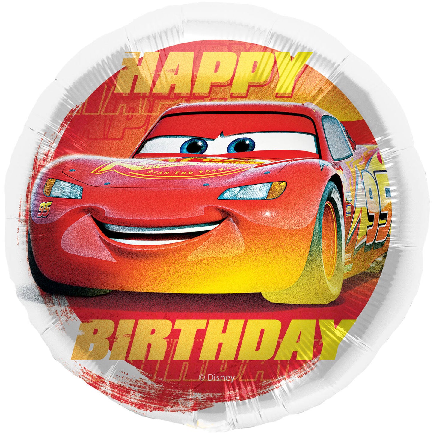 Disney Cars "Happy Birthday" Foil Balloon 45 cm