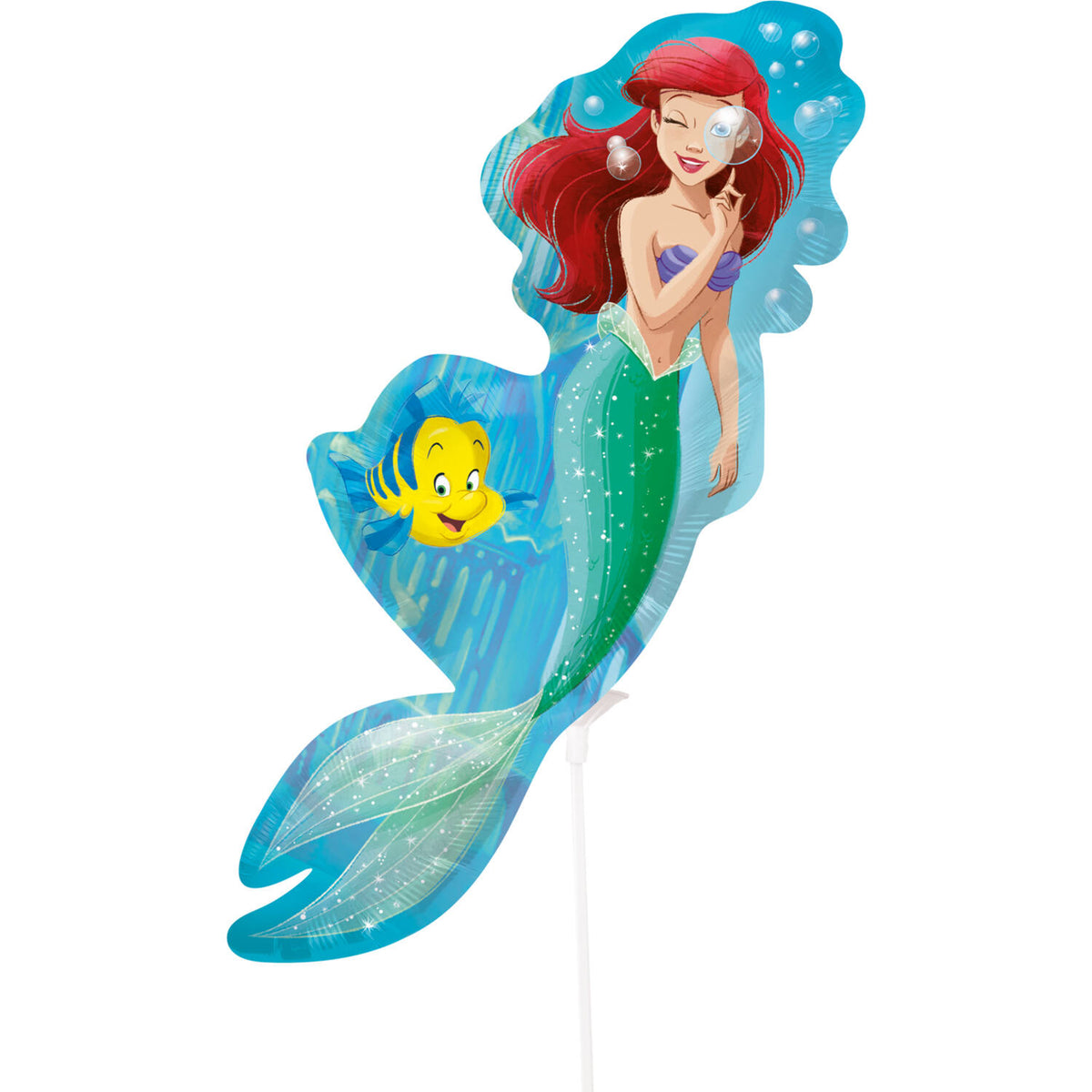 The Little Mermaid Mini Shape Foil Balloon (Airfilled)