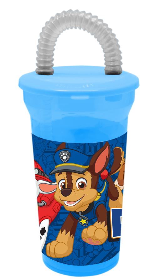 Paw Patrol Drinking Cup Tumbler With Straw