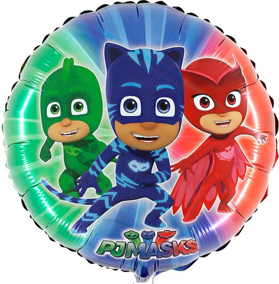 PJ Masks Round Foil Balloon - Anilas UK
