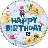 Ahoy Pirate Birthday Foil Balloon