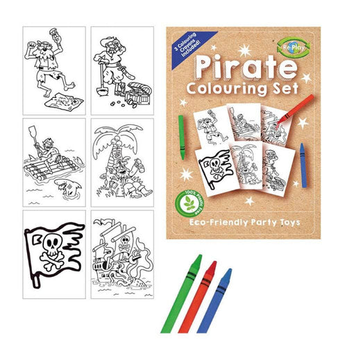 Sustainable Pirate Colouring Sets - Anilas UK