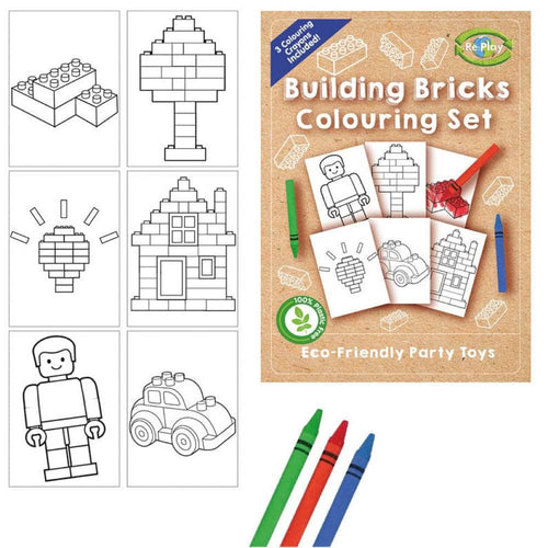 Sustainable Building Bricks Colouring Sets - Anilas UK