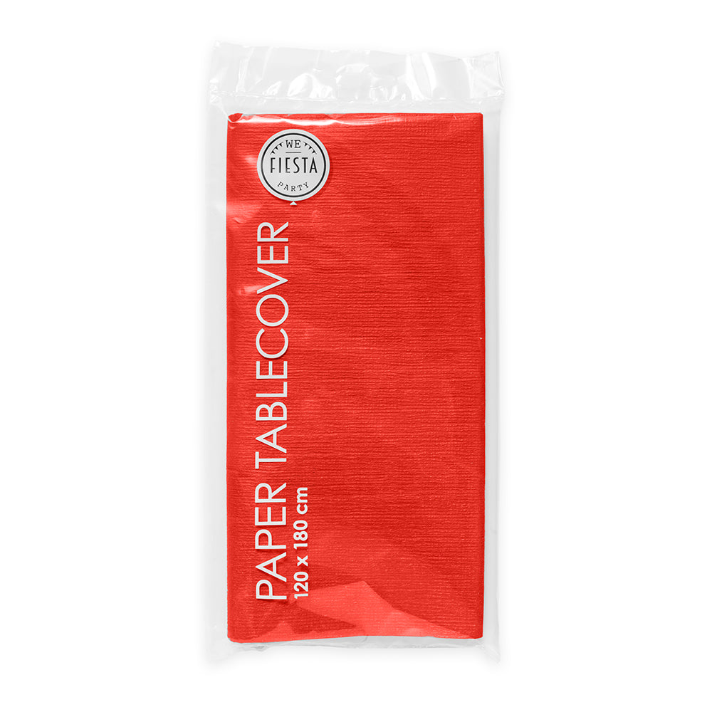 Red Paper Tablecover (120 x 180 cm)