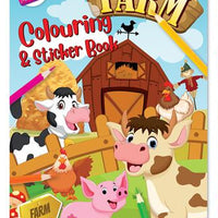 ArtBox Activity Farm Colouring & Sticker Book