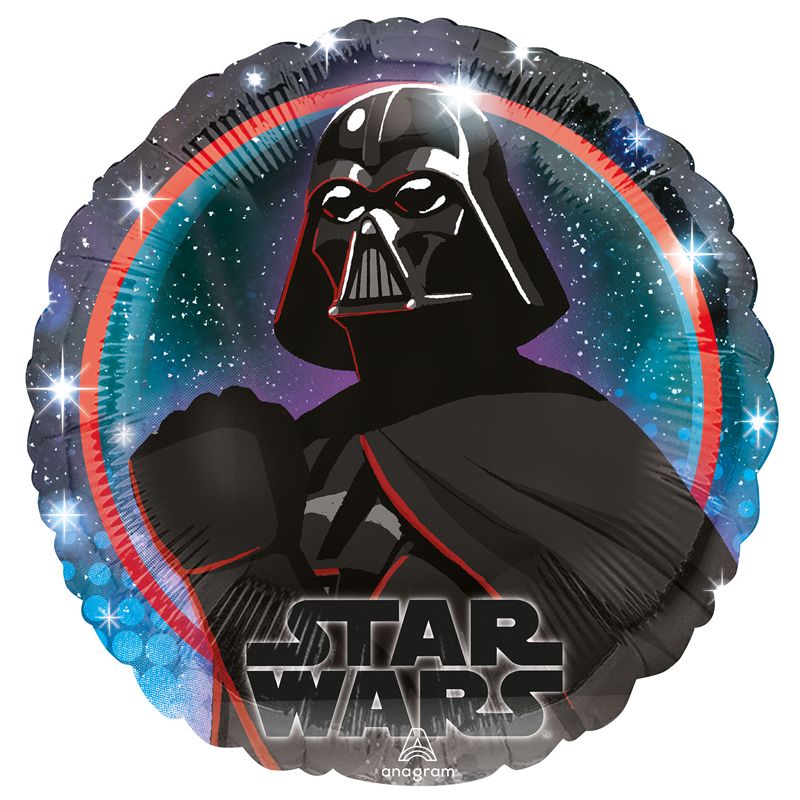 Star Wars Darth Vader Foil Round Balloon (43cm) - Anilas UK