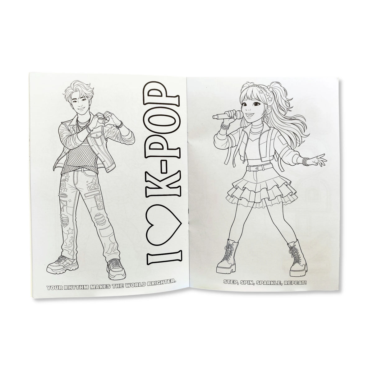 K-Pop Colouring Book