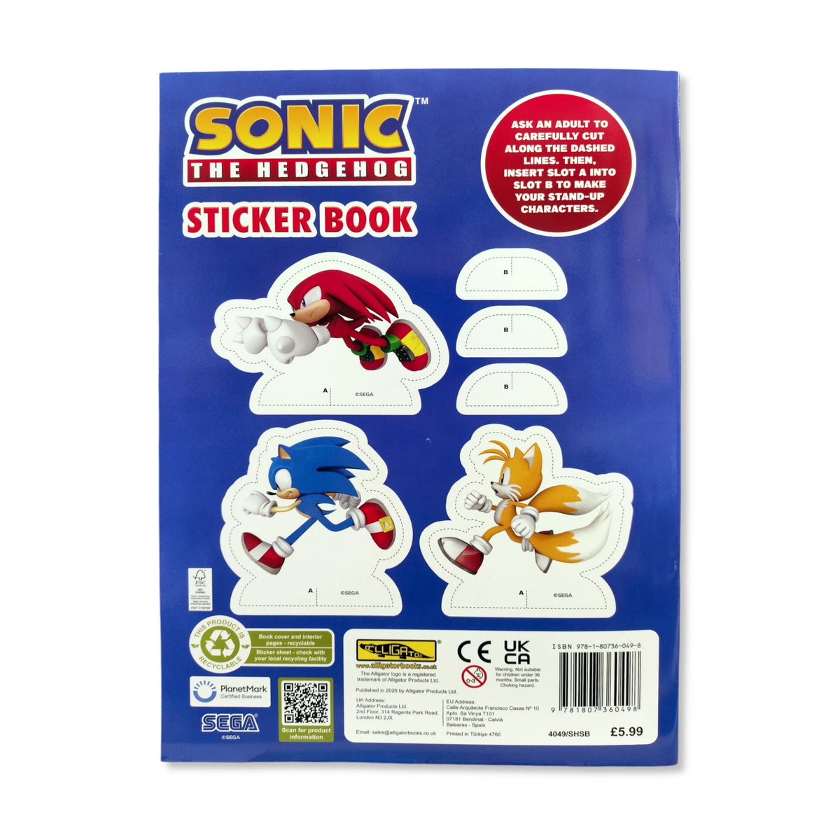 Sonic the Hedgehog Sticker Book