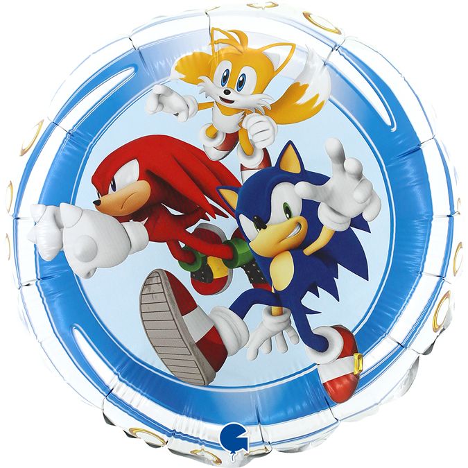 Sonic The Hedgehog Round Shaped Balloon - Anilas UK