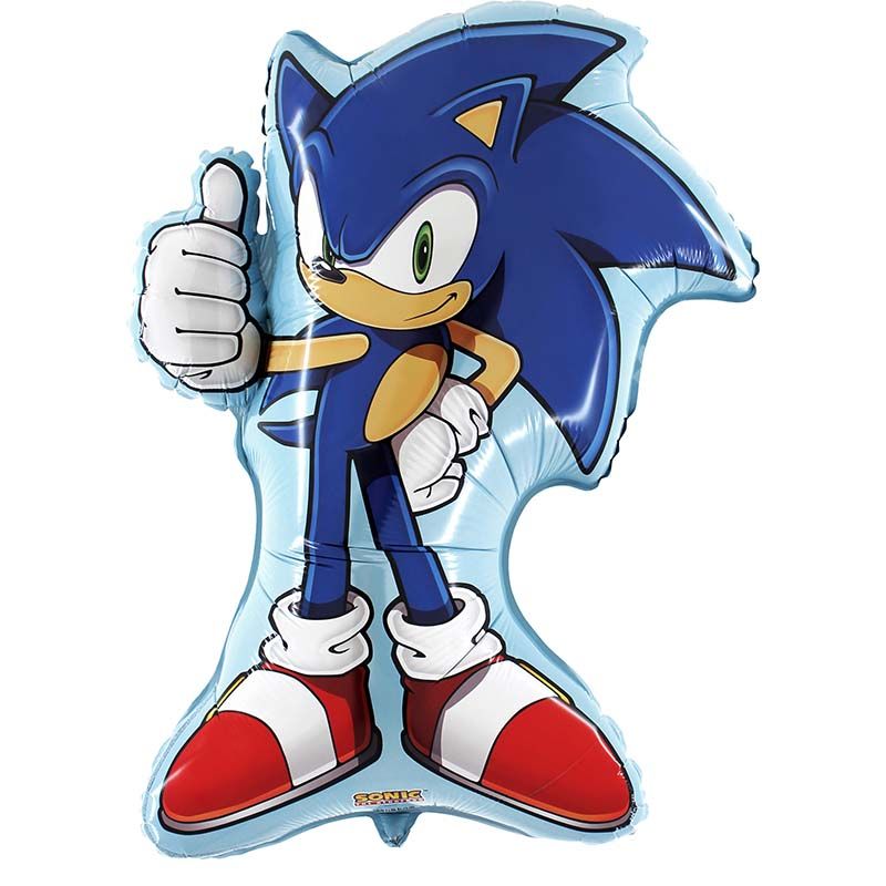 Sonic The Hedgehog Supershape Foil Balloon