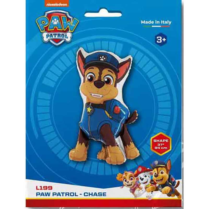 Paw Patrol Chase Shaped Birthday Foil Balloon - Anilas UK