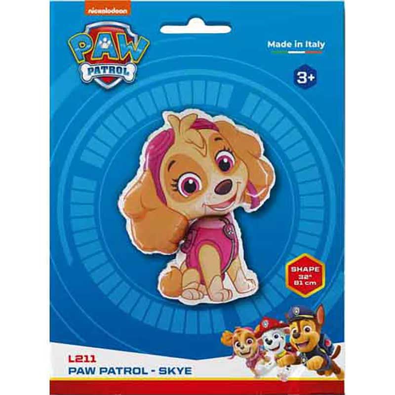Paw Patrol Skye Shaped Foil Balloon - Anilas UK