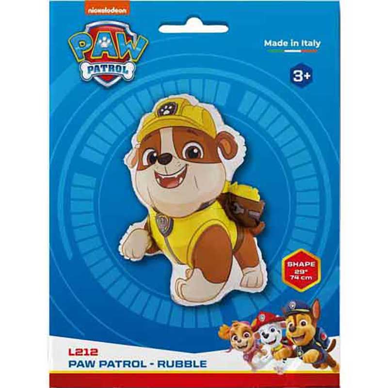 Paw Patrol Rubble Shaped Foil Balloon - Anilas UK