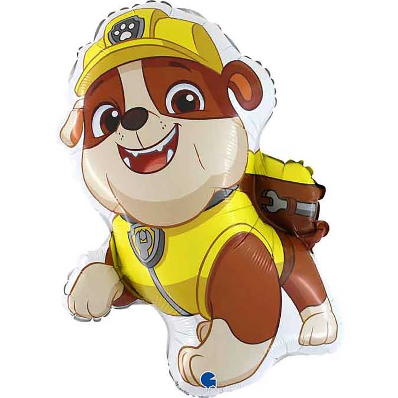 Paw Patrol Rubble Shaped Foil Balloon - Anilas UK