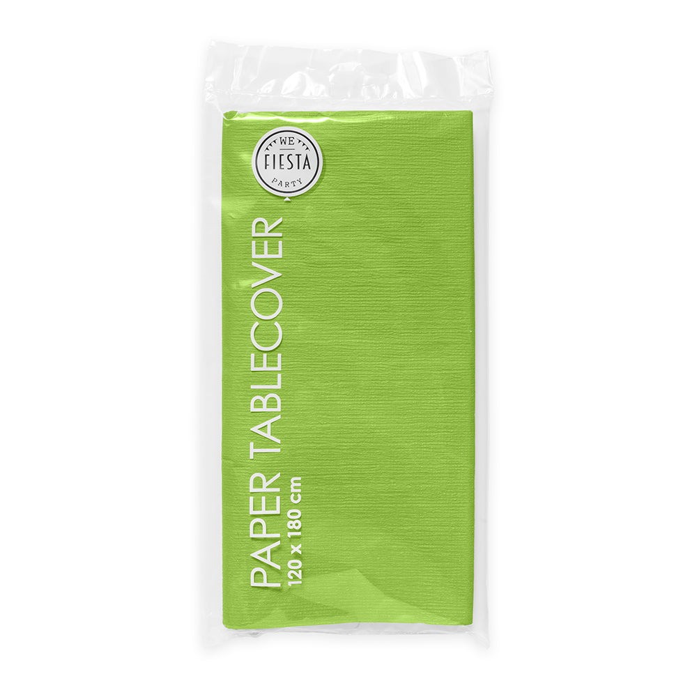 Lime Green Paper Tablecover (120 x 180 cm)