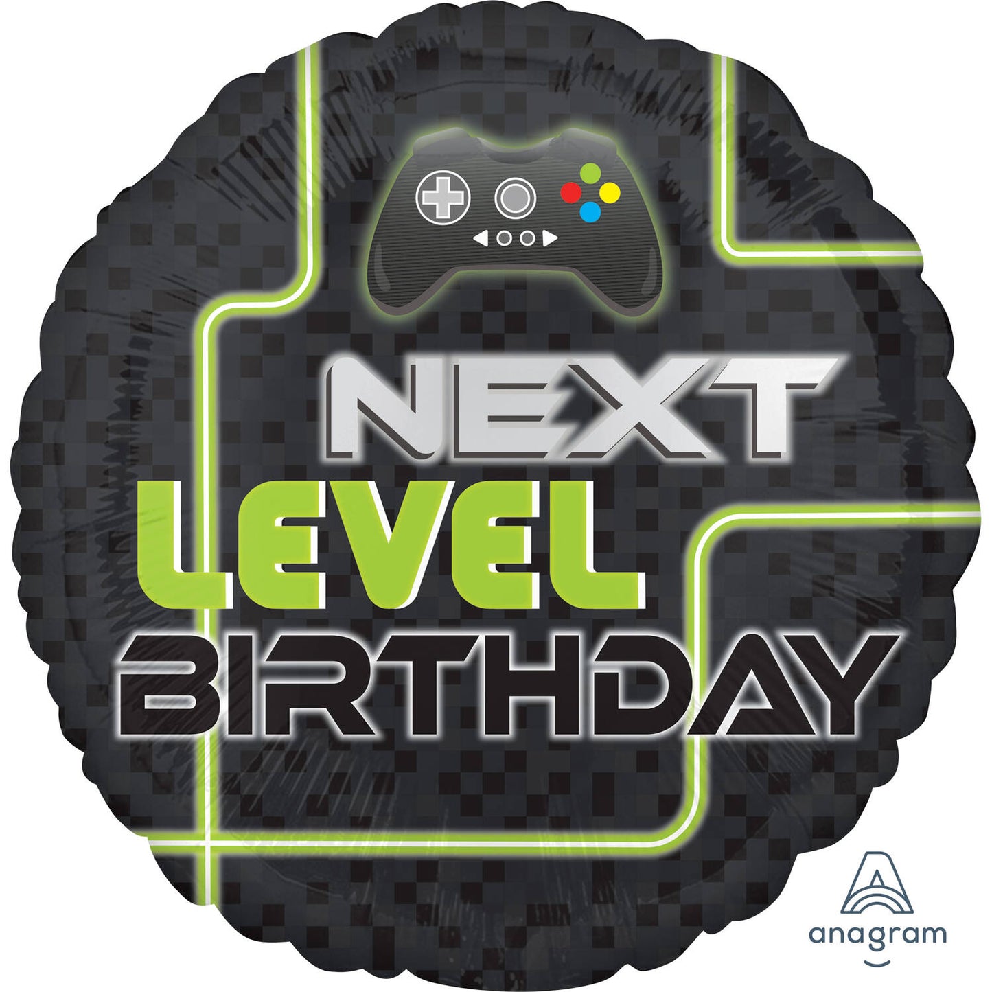 Level Up Your Birthday Foil Balloon 43cm - Anilas UK