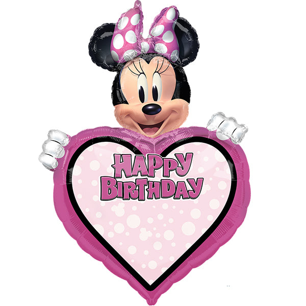 Minnie Mouse Forever Personalized Supershape Foil Balloon (60 x 83 cm) - Anilas UK