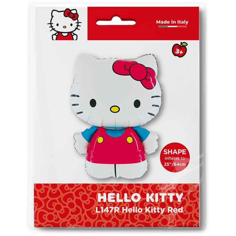 Hello Kitty Red Shaped Foil Balloon - Anilas UK