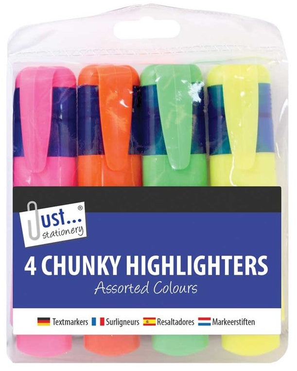 Chisel Highlighters Pack of 4 - Anilas UK