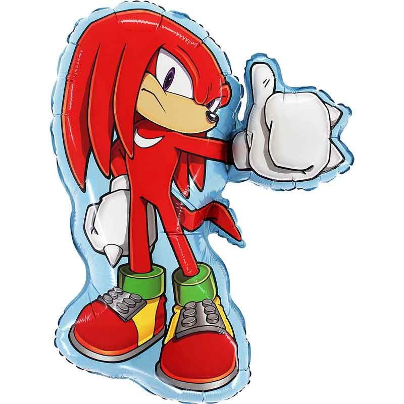 Sonic Knuckles 26 inch Foil Balloon - Super Size - Anilas UK