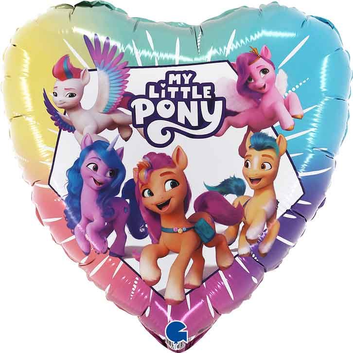 My Little Pony Heart Shaped Balloon - Anilas UK