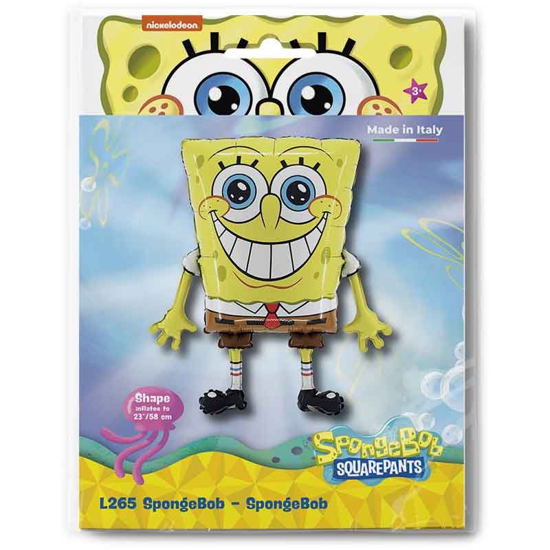 Spongebob Shaped Foil Balloon - Anilas UK