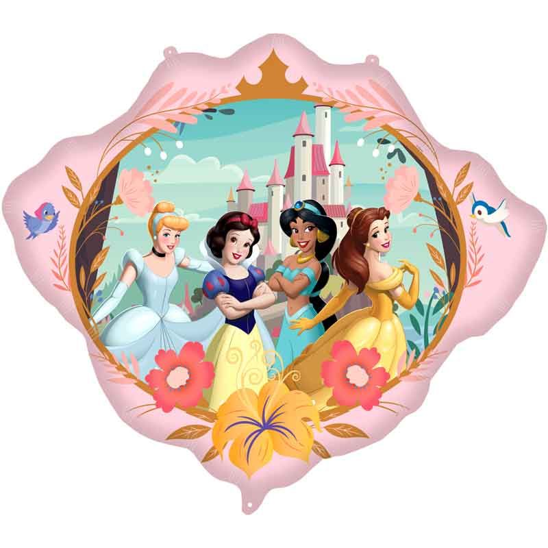 Disney Princess Mirror Shaped Foil Balloon (94 x 83 cm) - Anilas UK
