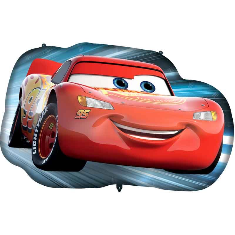 Disney Cars Super Shaped Foil Birthday Party Balloon, 97 x 67 cm - Anilas UK