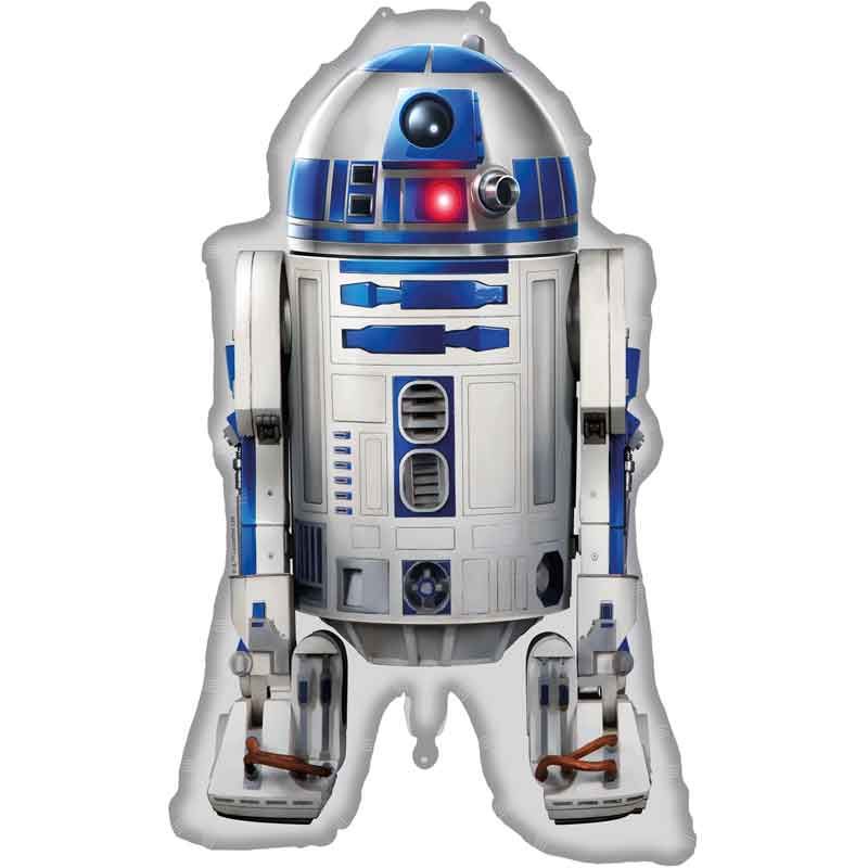Star Wars R2-d2 Shaped Foil Balloon (73 x 101 cm) - Anilas UK