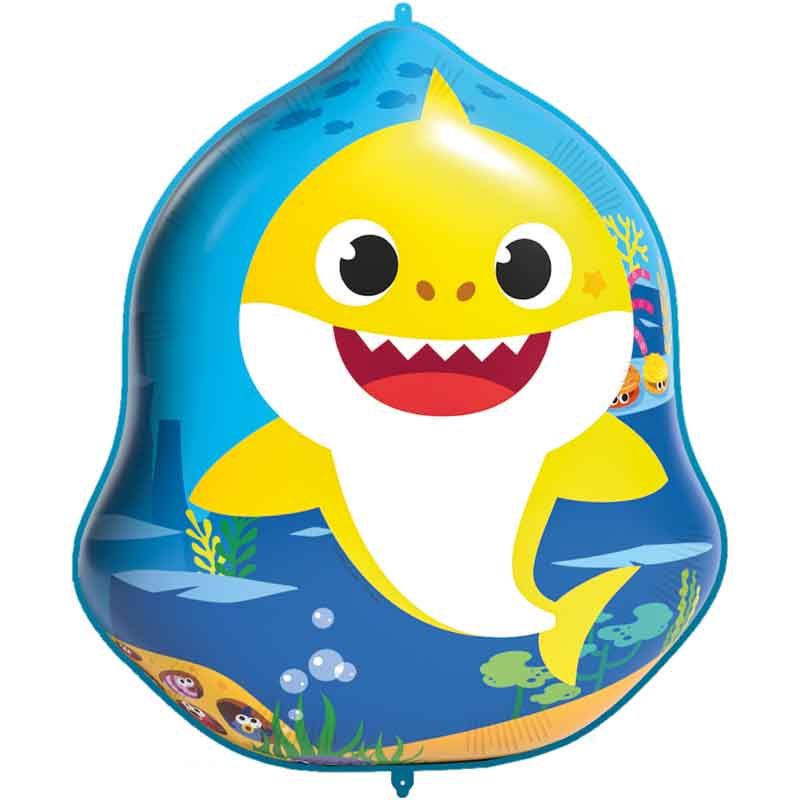 Baby Shark Supersized Shaped Foil Balloon (55 x 67 cm)