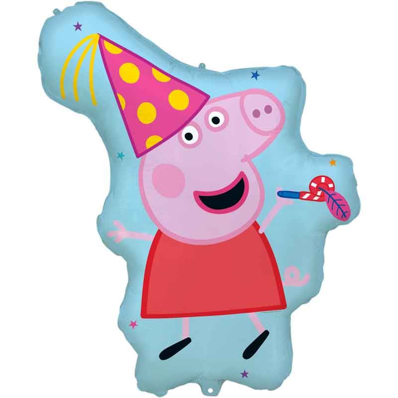 Peppa Shaped Foil Balloon (65 x 85 cm) - Anilas UK